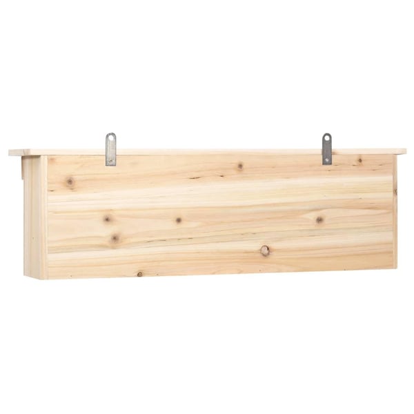 vidaXL Spurvekasse med 5 rom 68x15x21 cm gran