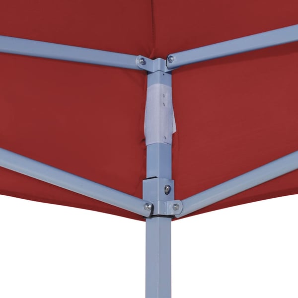 vidaXL Teltduk for festtelt 6x3 m burgunder 270 g/m²