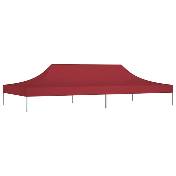 vidaXL Teltduk for festtelt 6x3 m burgunder 270 g/m²