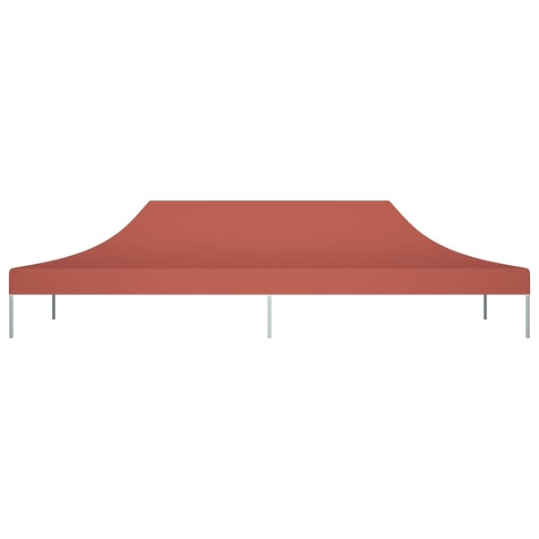 vidaXL Teltduk for festtelt 6x3 m terrakotta 270 g/m²