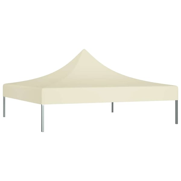 vidaXL Teltduk for festtelt 2x2 m kremhvit 270 g/m²