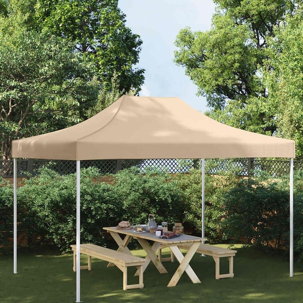vidaXL Teltduk for festtelt 4,5x3 m beige 270 g/m²