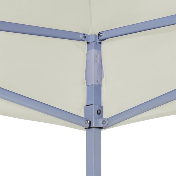 vidaXL Juhlateltan katto 4,5x3 m kerma 270 g/m²