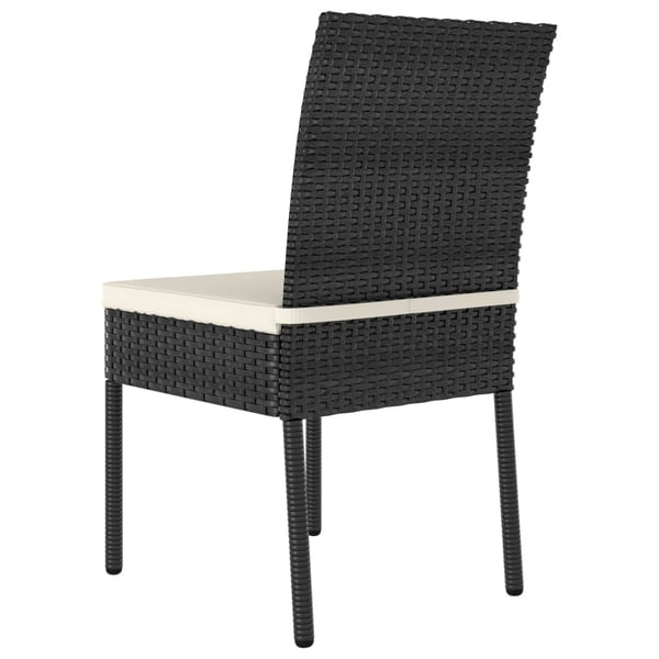 vidaXL havestole 2 stk. polyrattan sort