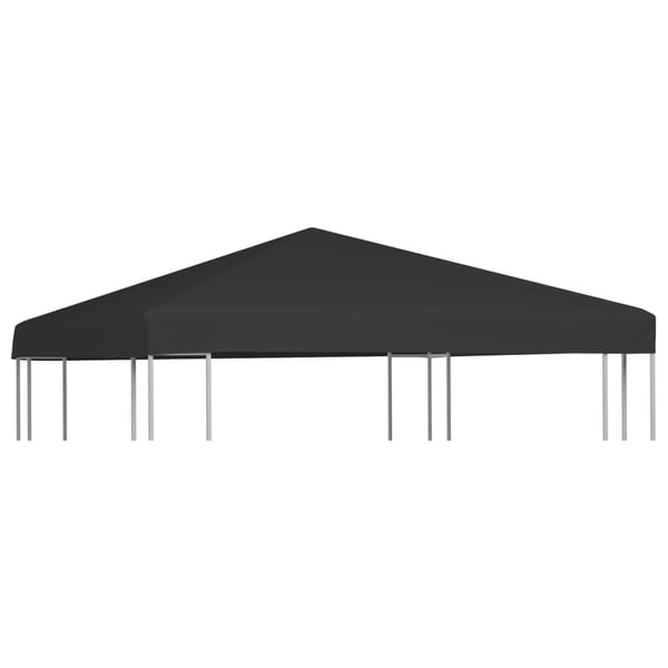 vidaXL Huvimajan katto 270 g /m² 3x3 m musta