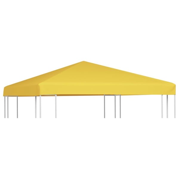vidaXL Huvimajan katto 270 g /m² 3x3 m keltainen