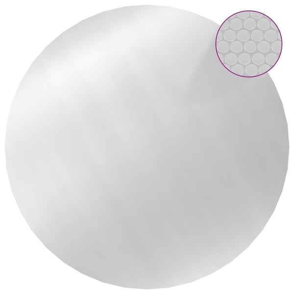 vidaXL Poolskydd silver 381 cm PE