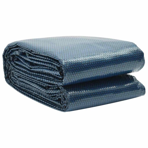 vidaXL Kelluva uima-altaan PE-aurinkoenergiakalvo 488x244 cm sinimusta