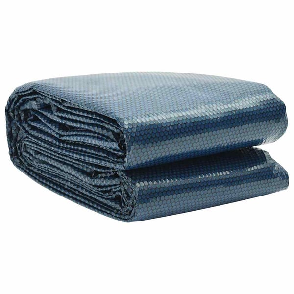 vidaXL Värmeduk för pool PE 800x500 cm svart och blå
