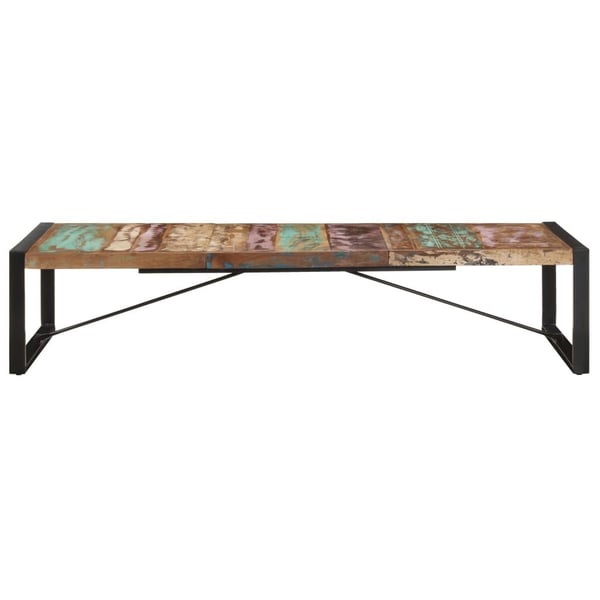 vidaXL sofabord 180x90x40 cm massivt genbrugstræ