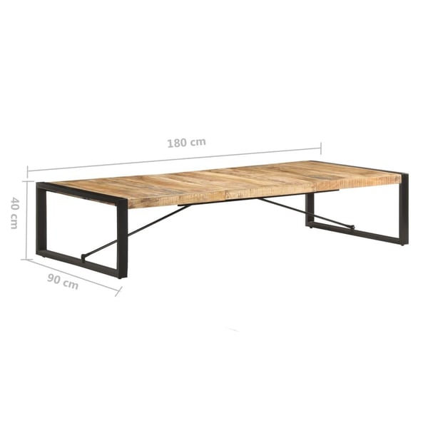 vidaXL sofabord 180x90x40 cm ru mangotræ