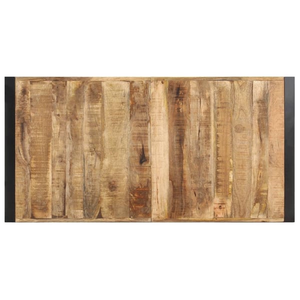 vidaXL Sofabord 140x70x40 cm grovt mangotre change2