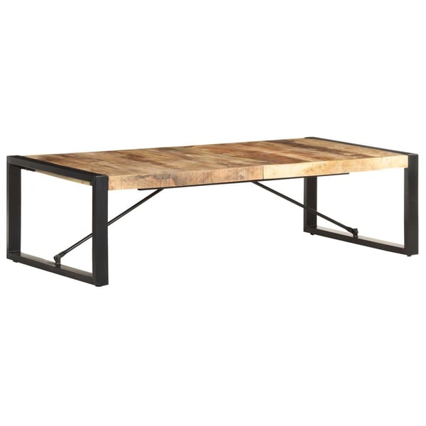 vidaXL Sofabord 140x70x40 cm grovt mangotre change2