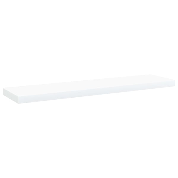 vidaXL boghylder 4 stk. 40x10x1,5 cm konstrueret træ hvid