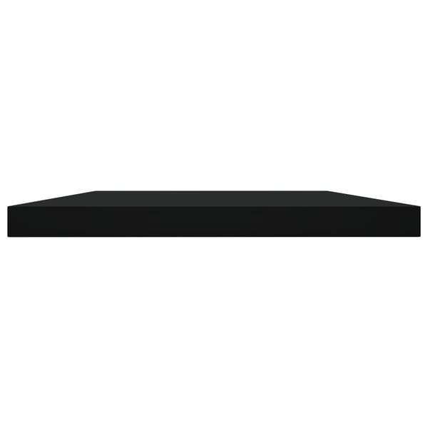 vidaXL boghylder 4 stk. 40x20x1,5 cm spånplade sort