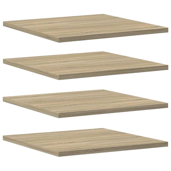 vidaXL Hylleplater 4 stk sonoma eik 40x40x1,5 cm sponplate