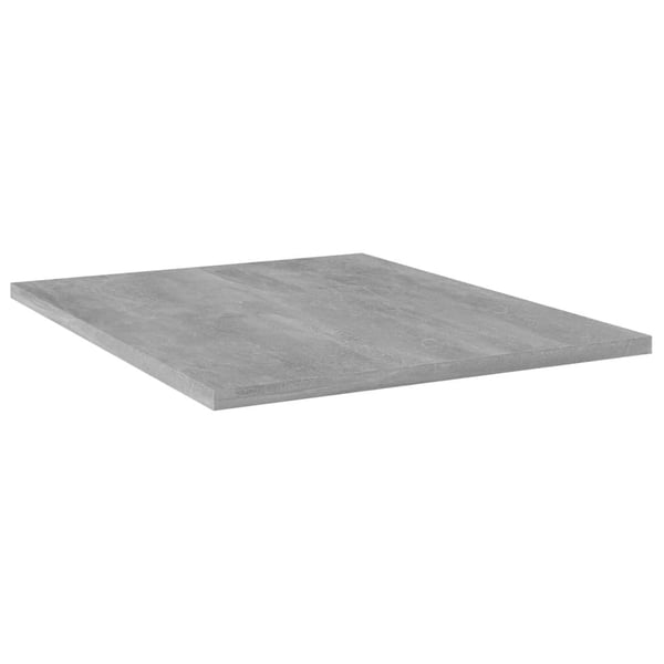vidaXL Hylleplater 4 stk betonggrå 40x50x1,5 cm sponplate