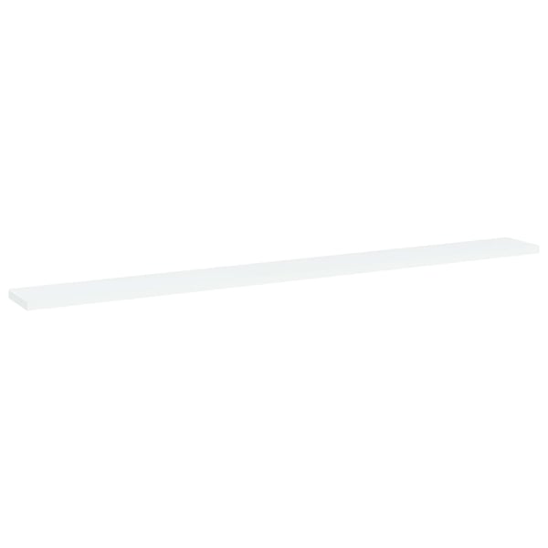vidaXL Hylleplater 4 stk hvit 100x10x1,5 cm sponplate