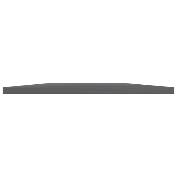 vidaXL Hylleplater 8 stk høyglans grå 40x50x1,5 cm sponplate