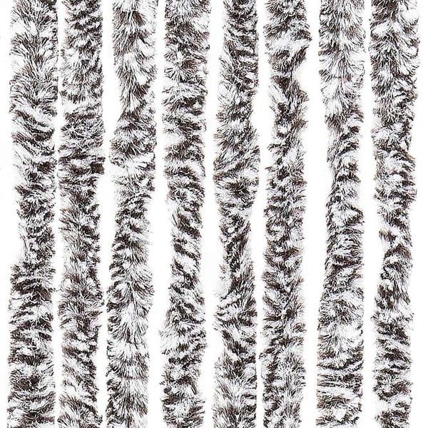 vidaXL Insektgardin brun og beige 56x200 cm chenille