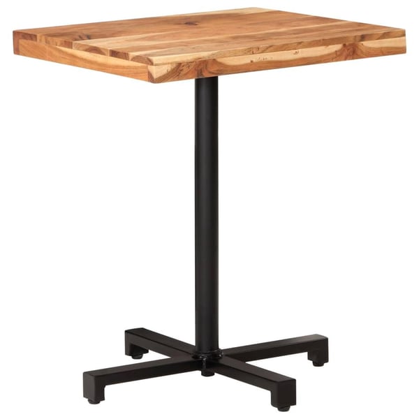 vidaXL Bistrobord firkantet 60x60x75 cm heltre akasie