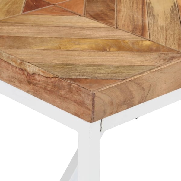 vidaXL spisebord 140x70x76 cm massivt akacietræ og mangotræ