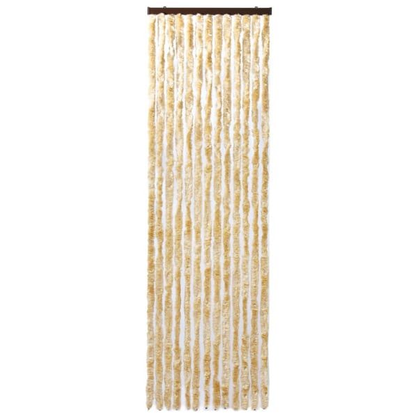vidaXL Insektgardin beige 90x200 cm chenille