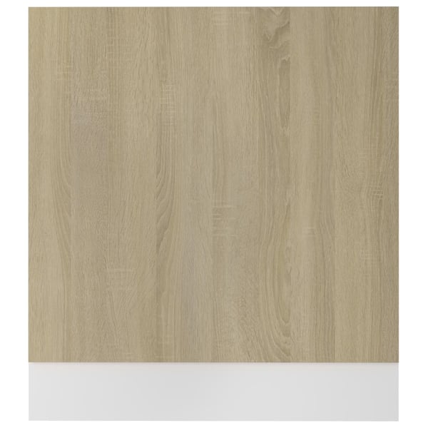 vidaXL Front för diskmaskin “Lyon” sonoma-ek 59,5x3x67 cm