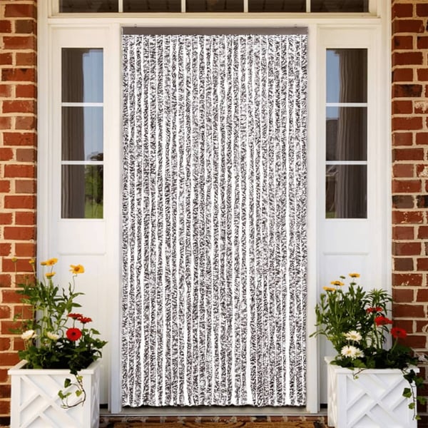 vidaXL Insektgardin brun og beige 118x220 cm chenille
