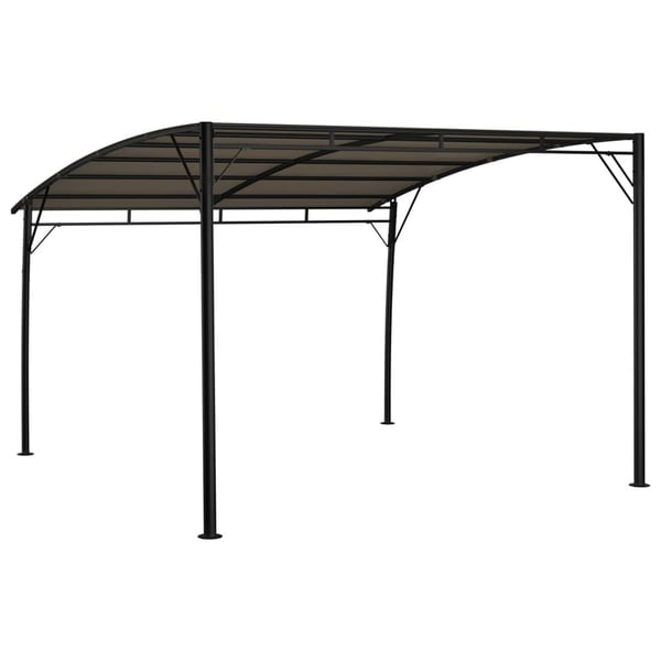 vidaXL Hagemarkise 3x3x2,55 m gråbrun
