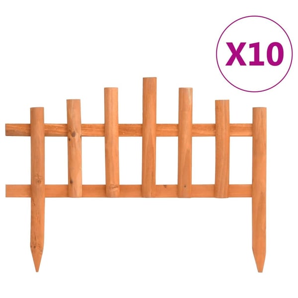 vidaXL Plenkanter 10 stk gran 4,4 m