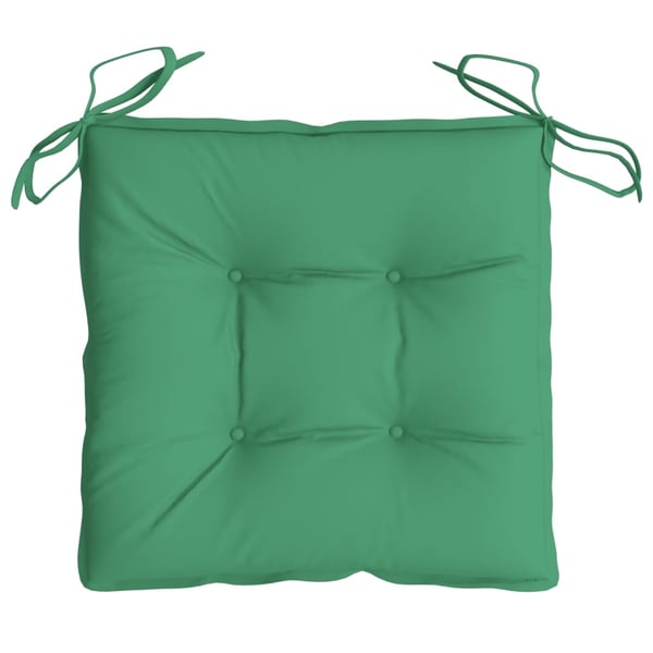 vidaXL stolehynder 2 stk. 40x40x7 cm oxfordstof grøn