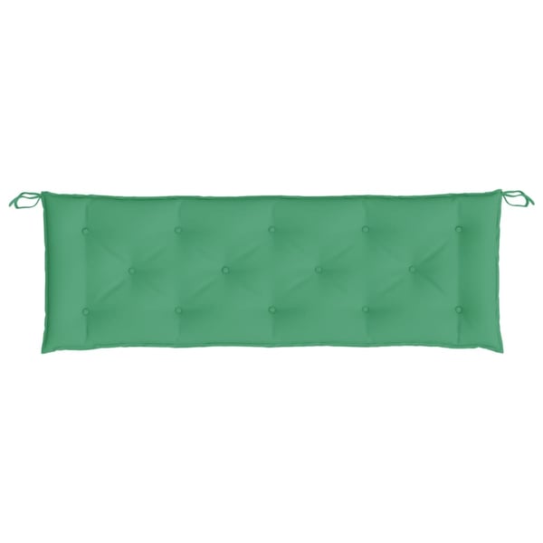 vidaXL hynde til havebænk 150x50x7 cm oxfordstof grøn