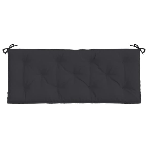 vidaXL hynde til havebænk 120x50x7 cm oxfordstof sort