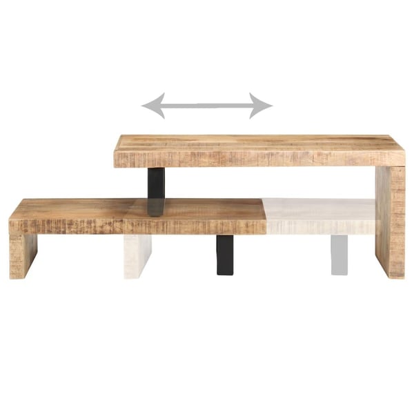vidaXL Sofabordsett 2 stk heltre mango change2