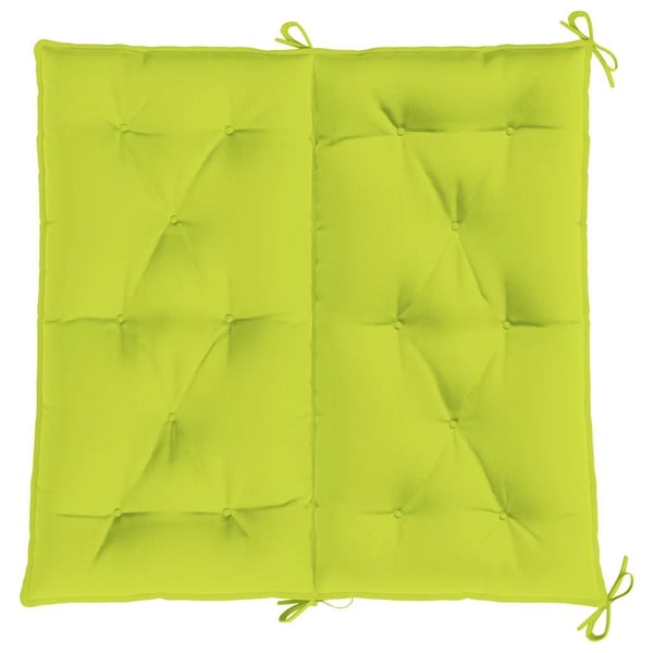 vidaXL hynder til havebænk 2 stk. 100x50x7 cm oxfordstof lysegrøn