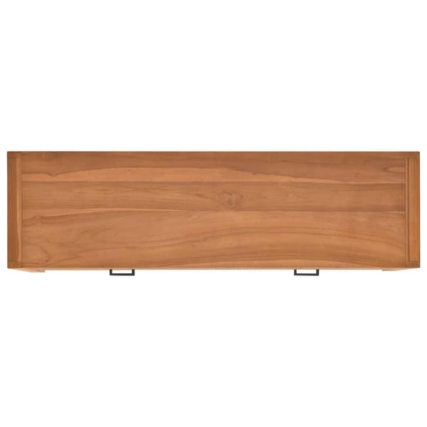 vidaXL TV-benk 140x40x45 cm teak