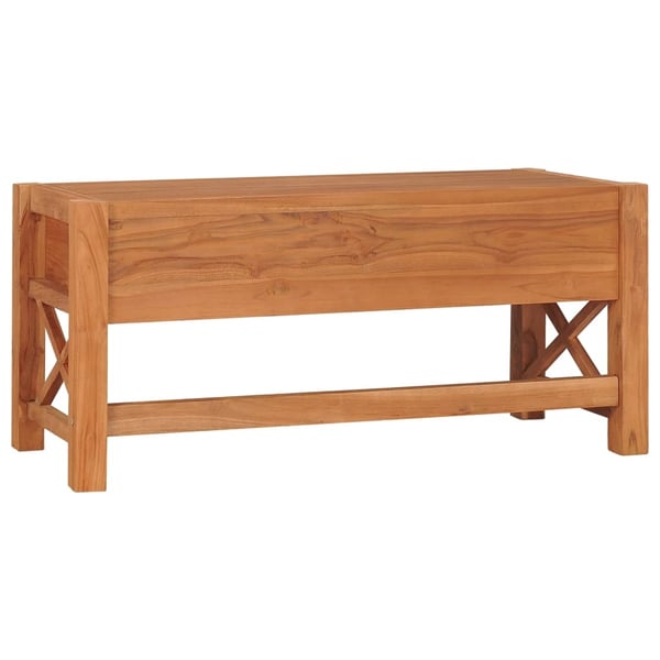 vidaXL tv-bord 100x40x45 cm teaktræ