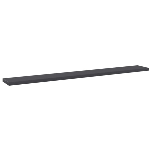 vidaXL Hylleplater 8 stk grå 80x10x1,5 cm sponplate