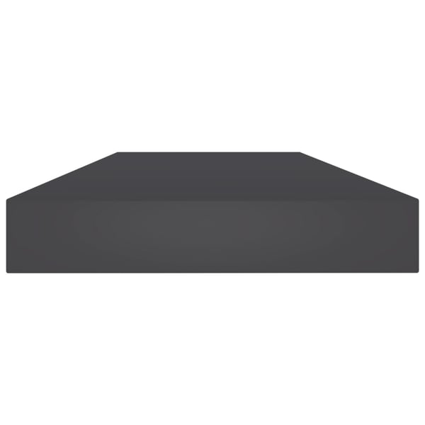 vidaXL Hylleplater 8 stk grå 80x10x1,5 cm sponplate