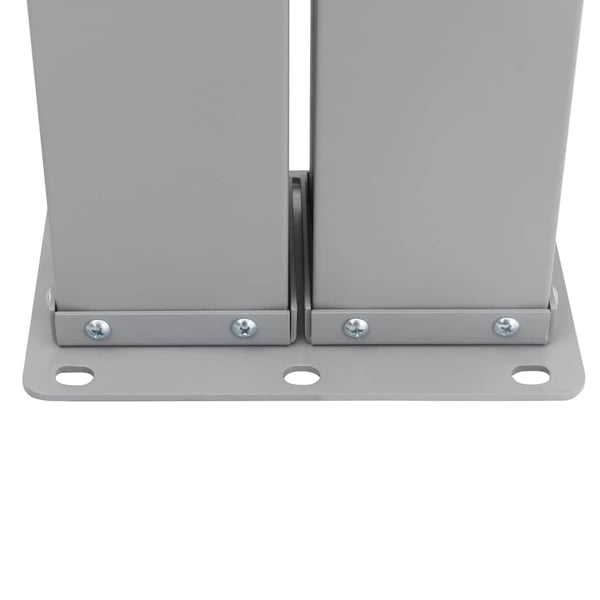 vidaXL Uttrekkbar sidemarkise 140x1200 cm svart