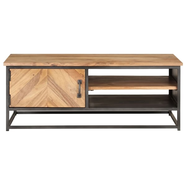 vidaXL sofabord 90x50x35 cm massivt akacietræ