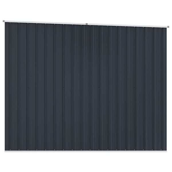 vidaXL haveskur 195x198x159 cm galvaniseret stål antracitgrå