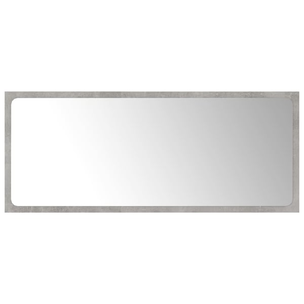 vidaXL Baderomsspeil betonggrå 90x1,5x37 cm sponplate