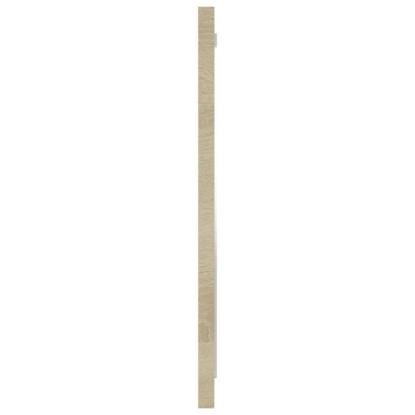 vidaXL badeværelsesspejl 40x1,5x37 cm spånplade sonoma-eg