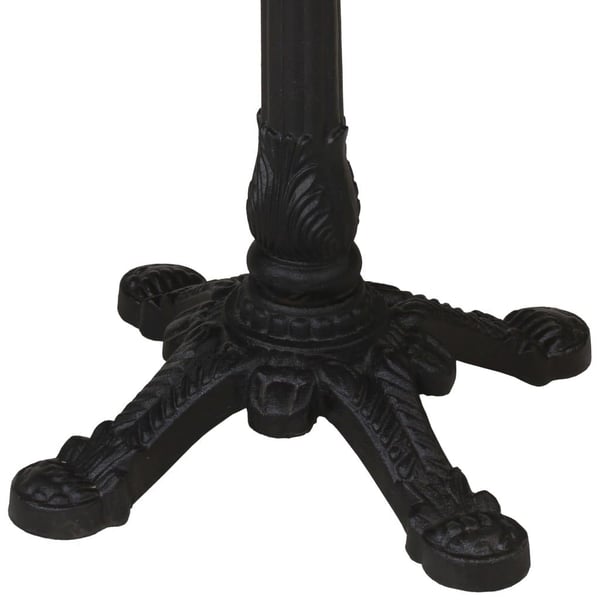 vidaXL Bistrobord Ø60x76 cm grovt mangotre