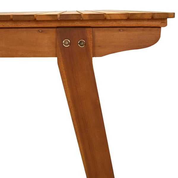 vidaXL Hagebord 201,5x100x75 cm heltre akasie