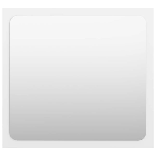 vidaXL Baderomsmøbler 2 stk høyglans hvit sponplate