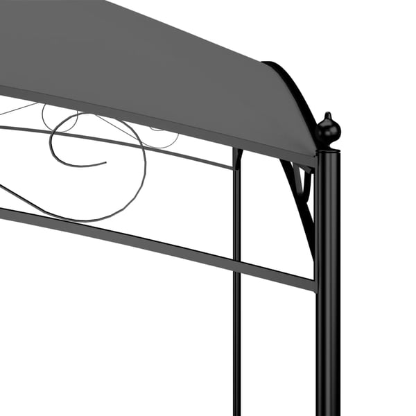 vidaXL Markise Hvit 3,5 x 2,5 m Metall
