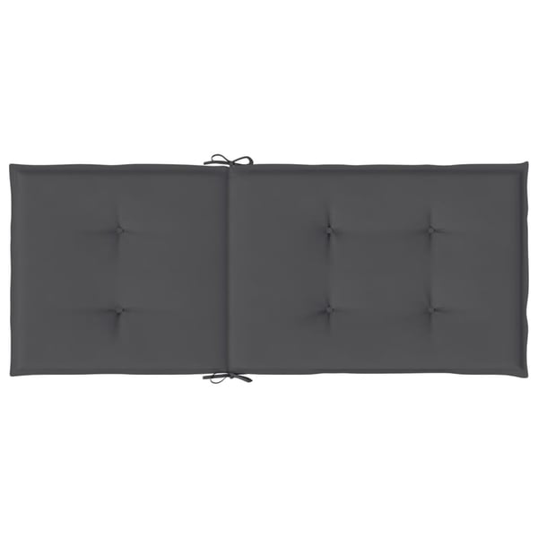 vidaXL Stolsdynor 6 st antracit 120x50x3 cm tyg